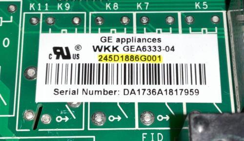 GE Refrigerator Control Board - Part # 245D2280G001 Gallery Image 1