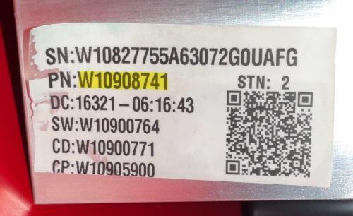 Whirlpool Front Load Washer Main Control Board - Part # W10908741 Gallery Image 1