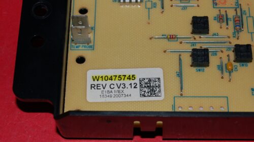 Part # WPW10475745 | W10475745 | Whirlpool Gas Oven Control Board (overlay good - Silver)