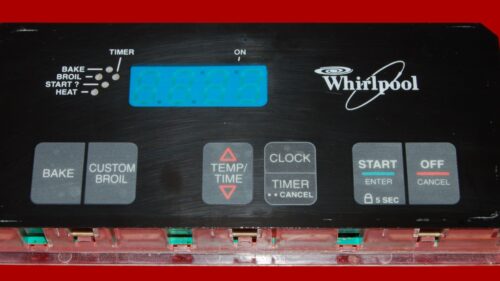 Whirlpool Gas Oven Control Board - 3196253 | 8053988 (overlay fair - Black)