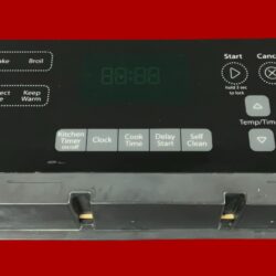 Part # W11122561 | W10833998 | Whirlpool Gas Oven Control Board (overlay fair - Black)