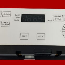 Part # W10572535 | Whirlpool Oven Control Board (overlay good - White)