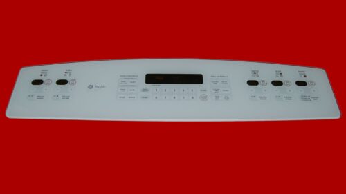 Part # WB29T10040 | WB27T10485 | 164D4779P013 | GE Oven Control Panel and Control Board (overlay fair - White)