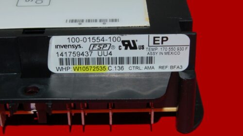 Part # WPW10572535 | W10572535 | Whirlpool Oven Control Board (overlay good - White)