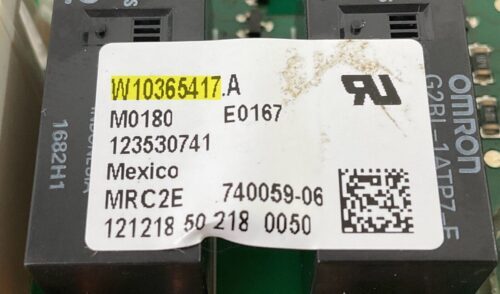 Whirlpool Oven Control Panel And Board - Part # W10321793 | W10365417 Gallery Image 2