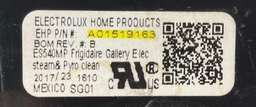 Part # 5304509229 | A01519163 | Frigidaire Oven Control Board (overlay fair - Black)