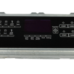 Part # W10321793 | W10365417 Whirlpool Oven Control Panel And Board (overlay good - Black)