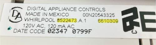 Whirlpool Oven Control Board - Part # 6610309 | 8522473 Gallery Image 2
