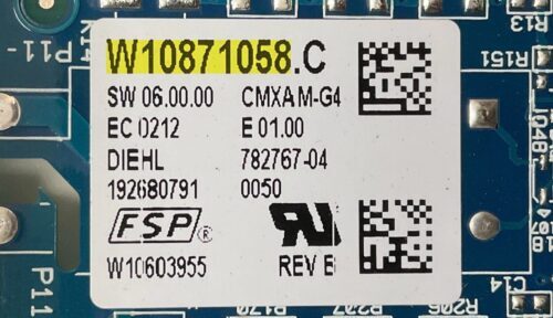 Part # W11280096 | W10871058 Whirlpool Oven Panel And Control Board (overlay fair - Black)