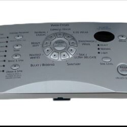 Part # 8182563 | 8182255 Kenmore Front Load Washer Control Panel And UI Board (condition fair - Blue)