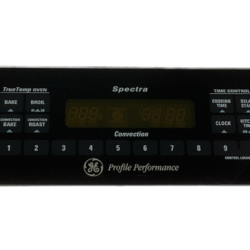 Part # WB50T10019 | WB27T10216 GE Oven Panel and Control Board (overlay good - Black)