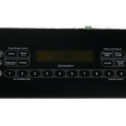 Part # WB27T10390 | WB27T10378 GE Oven Crystal Panel and Control Board (overlay good - Black)