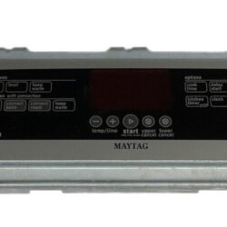 Part # W10097280 | W10293890 Maytag Gas Oven Panel And Control Board (overlay fair - Light Gray)