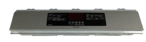 Part # W10097280 | W10293890 Maytag Gas Oven Panel And Control Board (overlay fair - Light Gray)