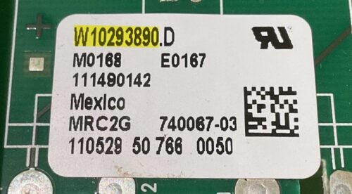 Part # W10097280 | W10293890 Maytag Gas Oven Panel And Control Board (overlay fair - Light Gray)