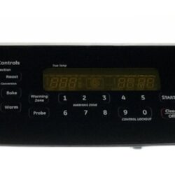 Part # WB27T11224 | WB27T11151 GE Oven Control Panel And Board (overlay good - Black)