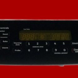 GE Oven Touchpad Control Panel And Board WB27T11224 | WB27T11151 | OEM Used Tested (overlay good - Black)