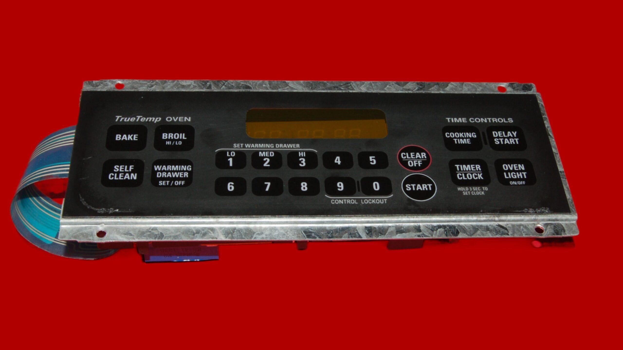 GE Gas Oven Control Board and Membrane WB27K10115 | WB27K10088 | 183D8083P002 | OEM Used Tested (overlay fair - Black)