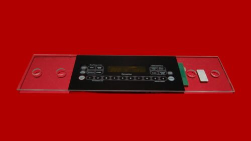 GE Oven Crystal Control Panel and Control Board WB27T10390 | WB27T10378 | OEM Used Tested (overlay good - Black)