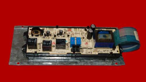 GE Gas Oven Control Board and Membrane WB27K10115 | WB27K10088 | 183D8083P002 | OEM Used Tested (overlay fair - Black)