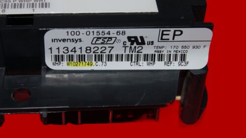 Whirlpool Control Board W10271749 | WPW10476687 | OEM Used Tested (overlay good - White)