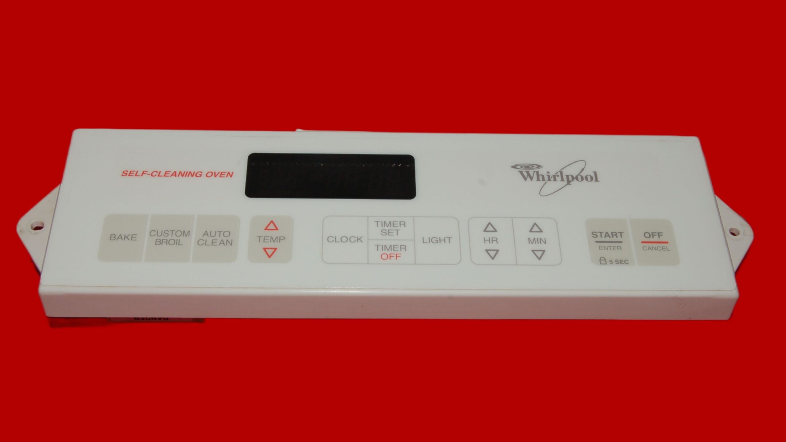 Whirlpool Oven Control Board 8273841 | 6610289 | OEM Used Tested (overlay good - Bisque)