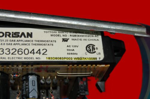 GE Gas Oven Control Board and Membrane WB27K10115 | WB27K10088 | 183D8083P002 | OEM Used Tested (overlay fair - Black)