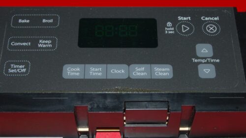 Part # W10807821 | W10734596 | Whirlpool Oven Control Board (overlay fair - Dark Gray)