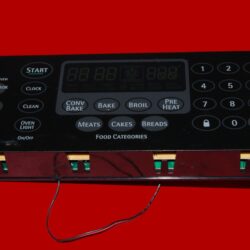 Part # 316207602 | Kenmore Oven Control Board (overlay fair - Black)
