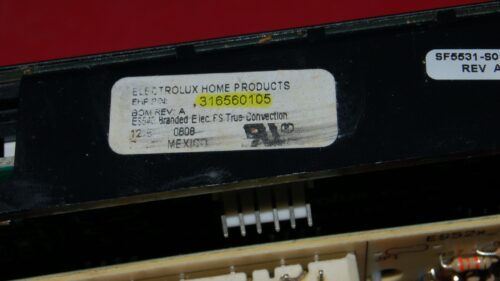 Part # 5304495520 | 316560105 | Frigidaire Oven Control Board (overlay excellent - Black)