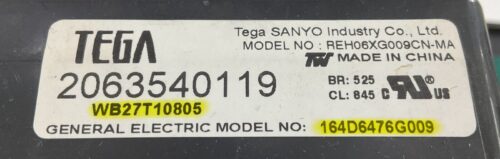 Part # WB27T10698 | WB27T10805 | GE Oven Control Panel and Board (overlay good - White)