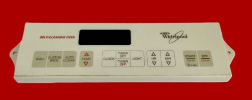 Part # 8273841 | 6610289 | Whirlpool Oven Control Board (overlay good - Bisque)
