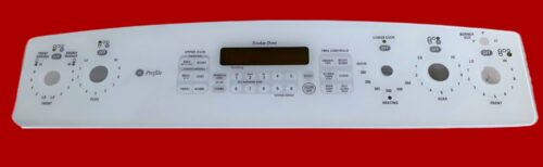 GE Oven Control Panel and Board WB27T10698 | WB27T10805 | OEM Used Tested (overlay good - White)