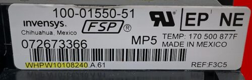 Part # W10108240 | Whirlpool Oven Control Board (overlay fair - Bisque)