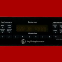 Part # WB50T10019 | WB27T10216 | GE Oven Control Panel and Board (overlay good - Black)