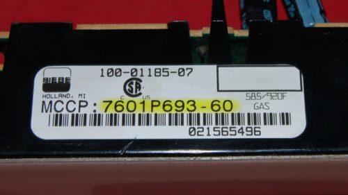 Maytag Gas Oven Control Board - 7601P693-60 | WP12001627 (overlay good - Bisque)