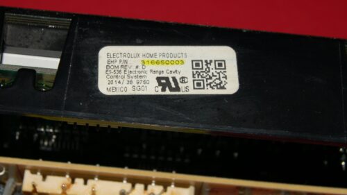 Frigidaire Gas Oven Control Board 316650003 | OEM Used Tested (overlay good - Black)