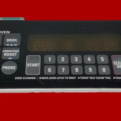 Part # 164D3255G001 | GE Oven Control Board (overlay fair - Black)