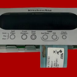 Part # 9762811 | 9762103 | Whirlpool Oven Control Board And Touch Membrane (overlay Fair - Silver)