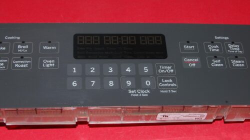 Part # WB27X25357 | 164D8496G108 | GE Oven Control Board (overlay fair - Dark Gray)
