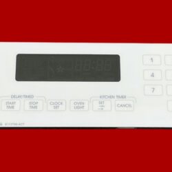 Part # 9752278CW | 9750919 | KitchenAid Oven Panel And Control Board (overlay good - White)