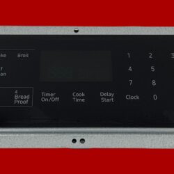 Part # DG96-00829A | DG92-01107C | Samsung Gas Oven Touch Pad And Board (overlay fair - Black)