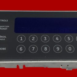 Part # 164D7927G001 | WB27K10424 | GE Oven Touch Panel And Control Board (overlay good - Gray)