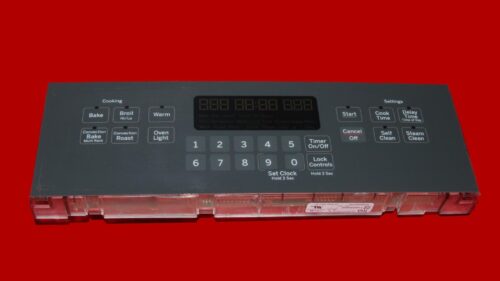 Part # WB27X25357 | 164D8496G108 | GE Oven Control Board (overlay fair - Dark Gray)