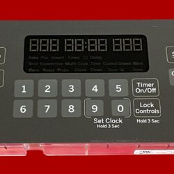 Part # WB27X25357 | 164D8496G108 | GE Oven Control Board (overlay fair - Dark Gray)