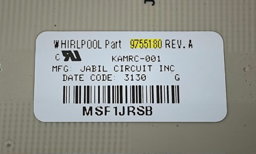 Part # 8190681 | 9755180 | Whirlpool Oven Control Board