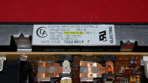 Maytag Oven Control Board - 7601P470-60 (overlay fair - Black)
