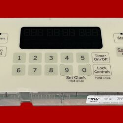 Part # WB27X25357 | 164D8496G108 | GE Oven Control Board (overlay good - Bisque)