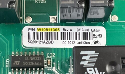 Part # WPW10675033 | W10811365 | Whirlpool Refrigerator Control Board