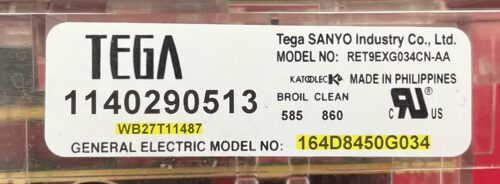 Part # WB27T11487 | 164D8450G034 | GE Oven Control Board